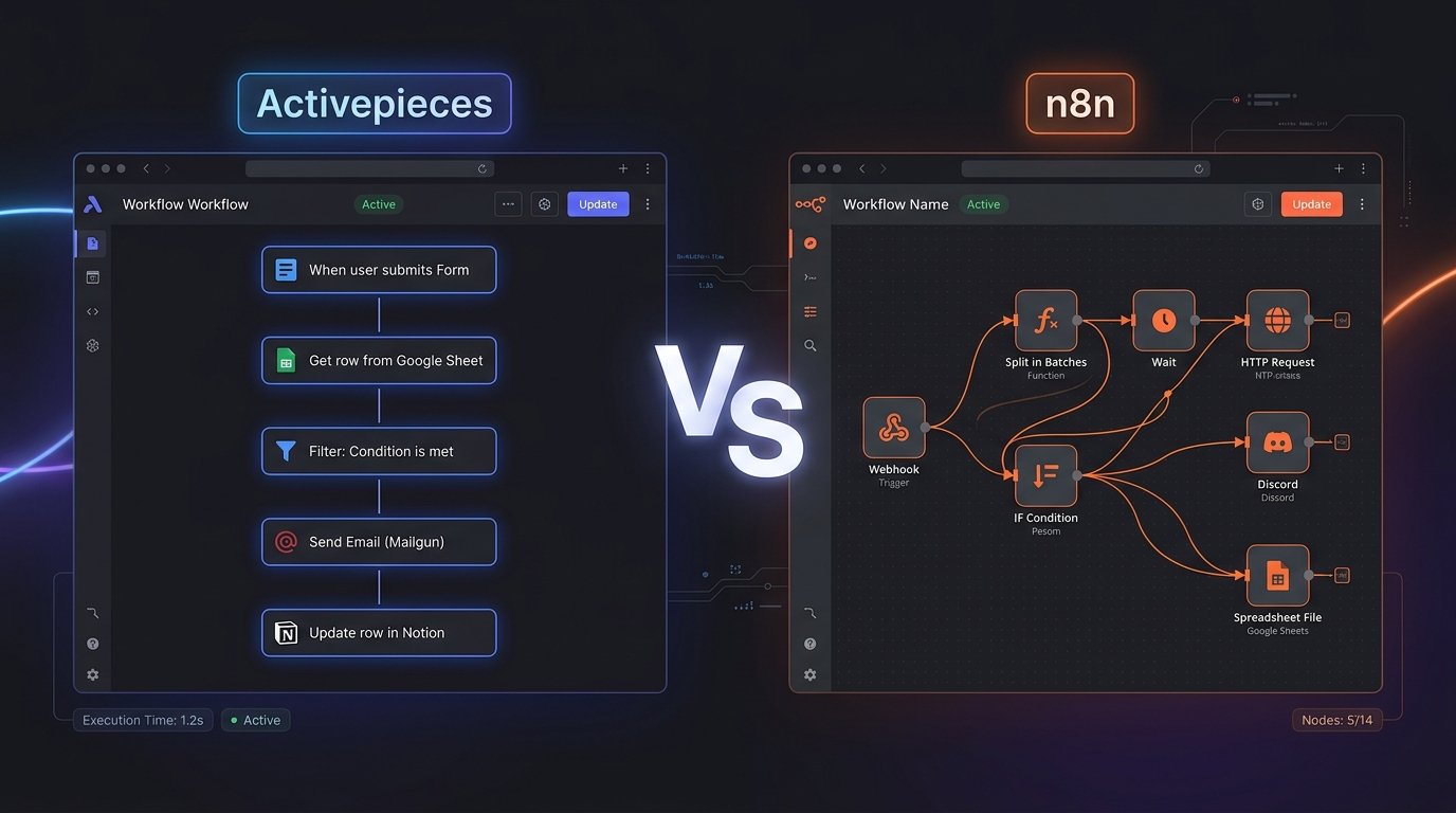 Activepieces vs n8n: An Honest Comparison (No Fluff, Just the Truth)