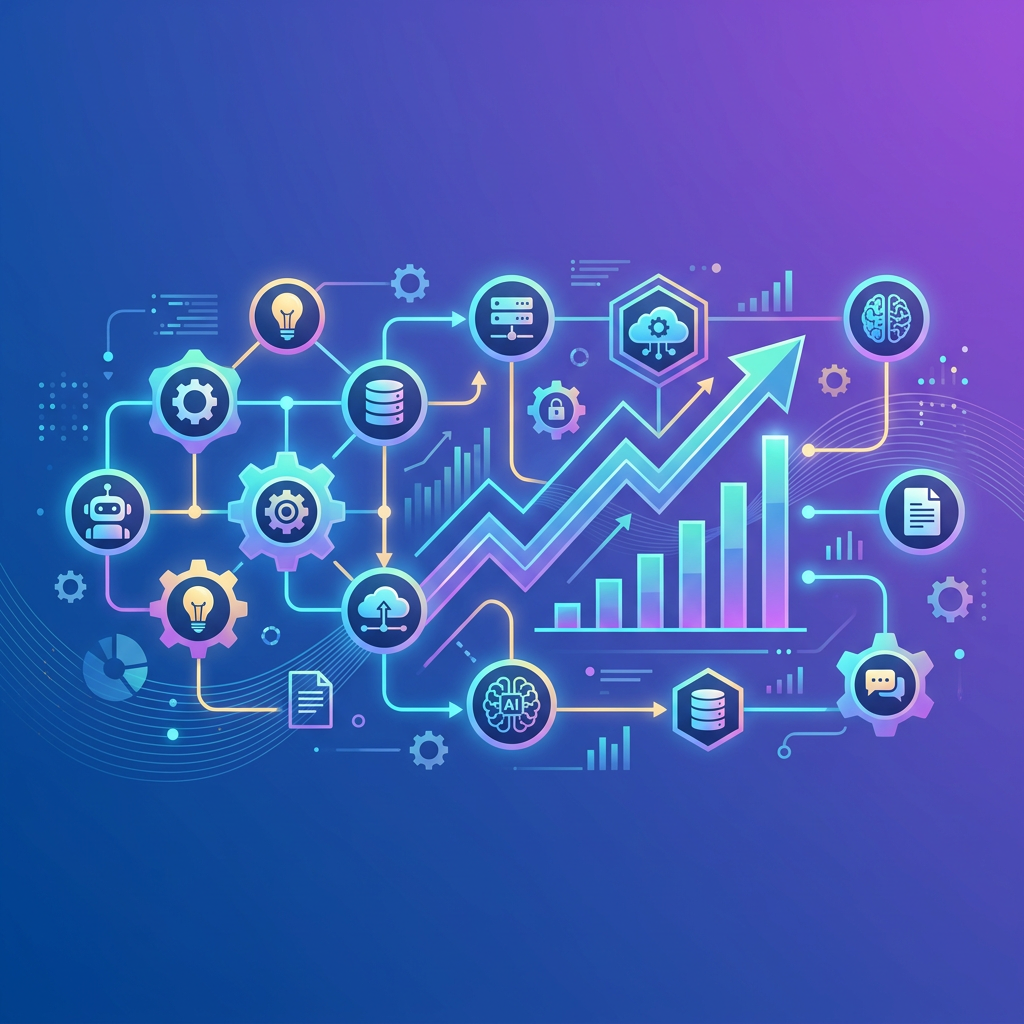 n8n statistics 2026 infographic showing workflow automation and AI agent growth