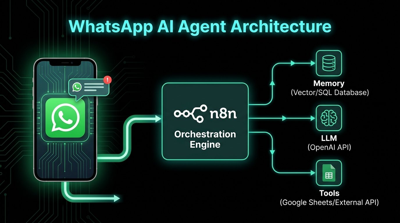 whatsapp ai agent n8n